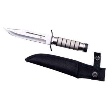SNAKE EYE Survival Knife 9.5" Overall 5" Blade W/Case & Kit